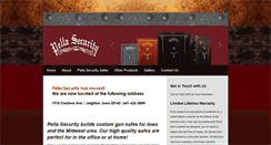 Desktop Screenshot of pellasecurity.com