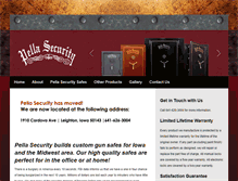 Tablet Screenshot of pellasecurity.com